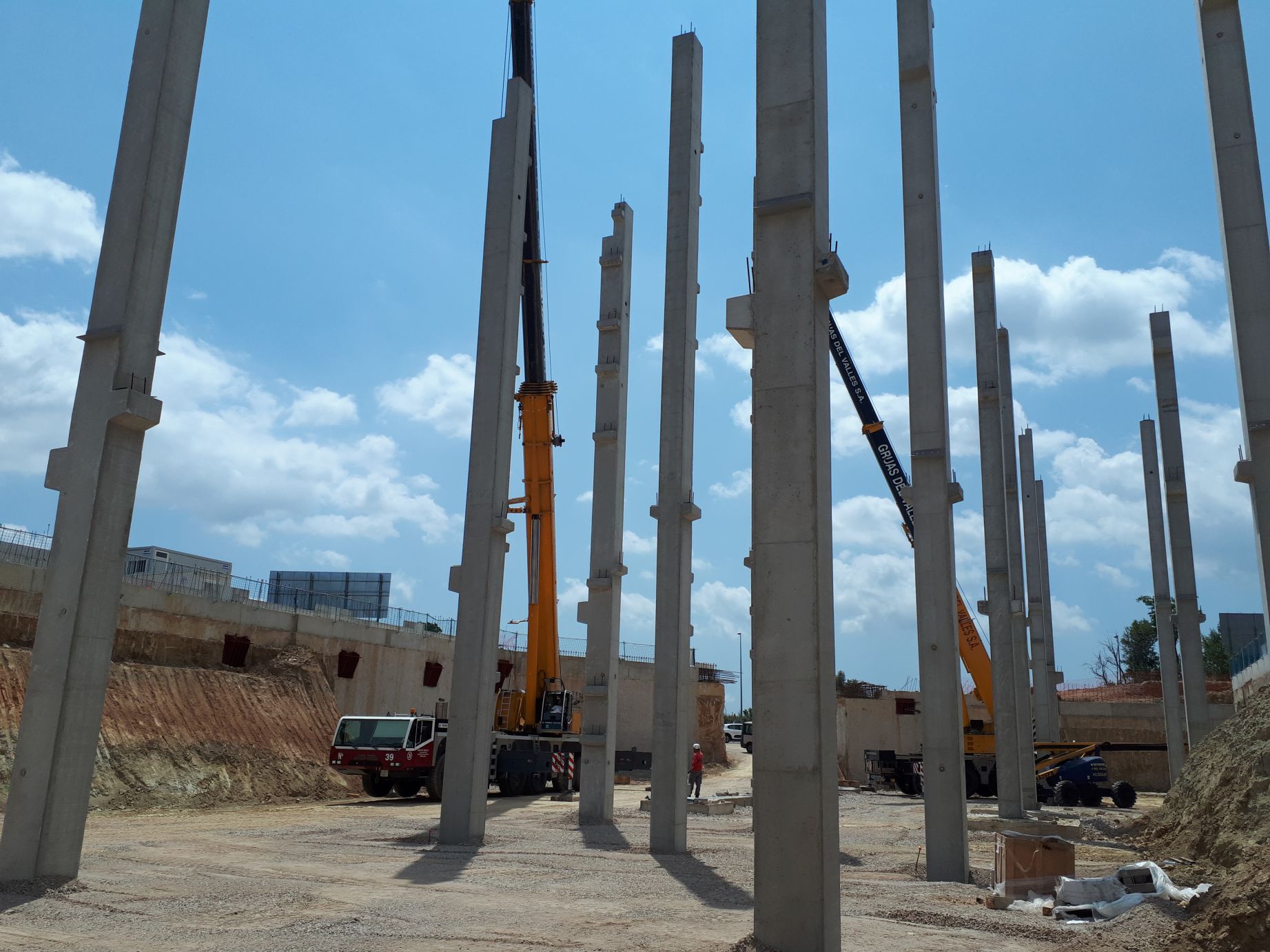 Columnas de hormigon