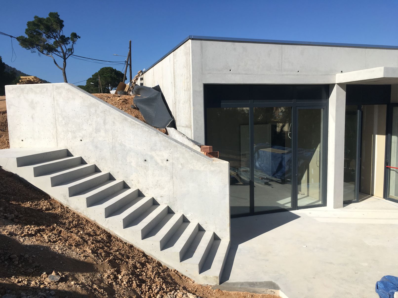 Escalera de hormigon