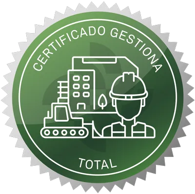 Certificado Gestiona Total Obralia